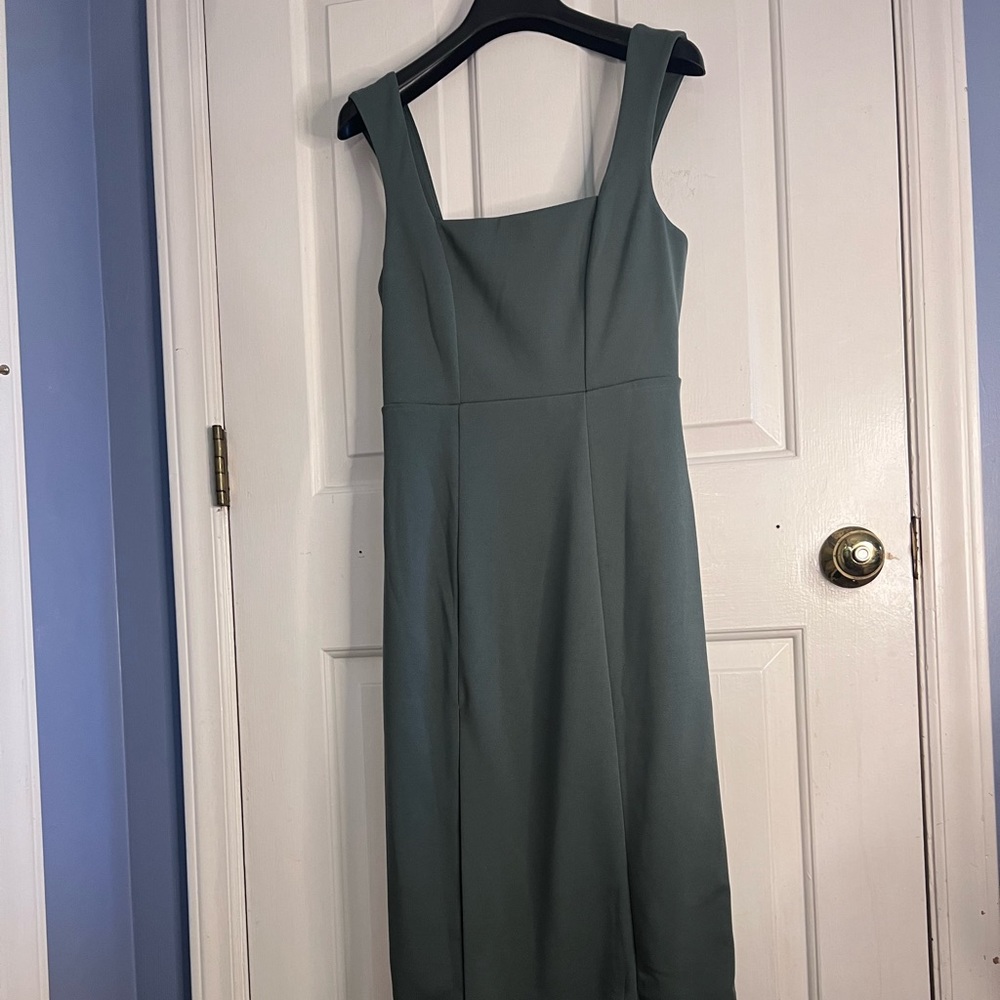 Show Me Your Mumu Eden Midi Dress Sage Green